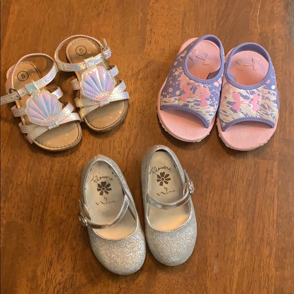 Bundle of Girls Toddler Shoes 5